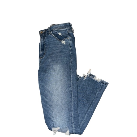Abercrombie & Fitch Denim - Abercrombie & Fitch Women's Curve Love Skinny Jeans - Medium Blue